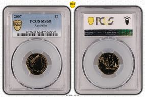 2007 $2 MS68