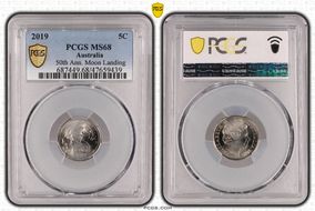 2019 5C 50th Ann. Moon Landing MS68