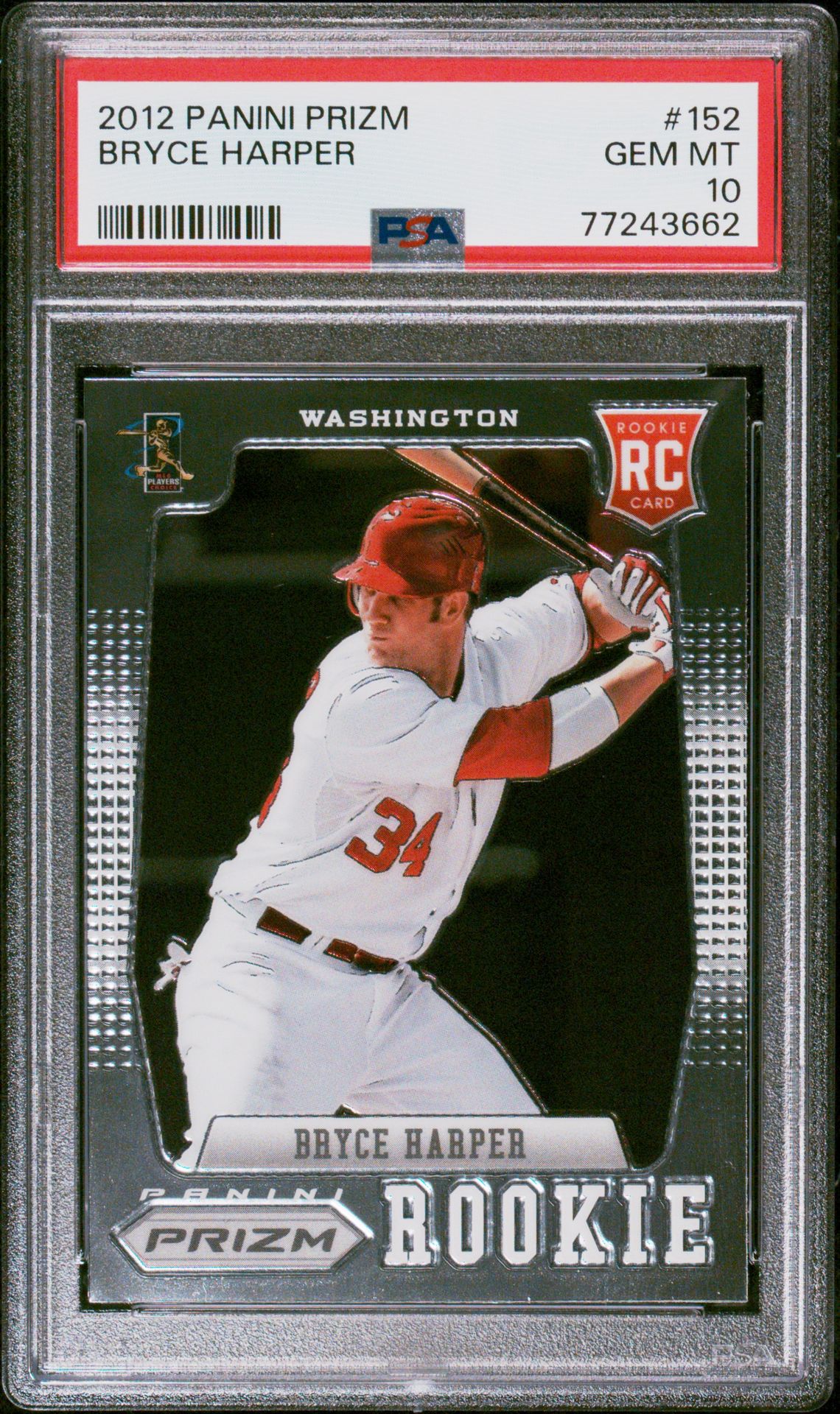 2012 Panini PANINI PRIZM Rookie #152 Bryce Harper front