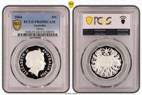 2004 50C Silver PR69DCAM
