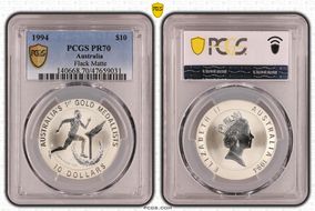 1994 $10 Flack Matte PR70