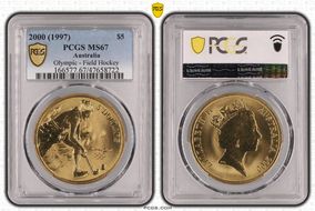 2000 (1997) $5 Olympic - Field Hockey MS67