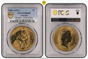 2000 (1997) $5 Olympic - Field Hockey MS68