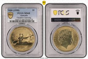 2000 (1998) $5 Olympic - Canoeing MS68