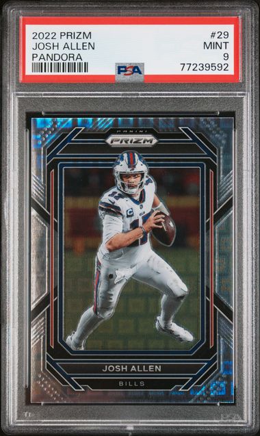 Josh Allen Silver Prizm Gem-MT 9