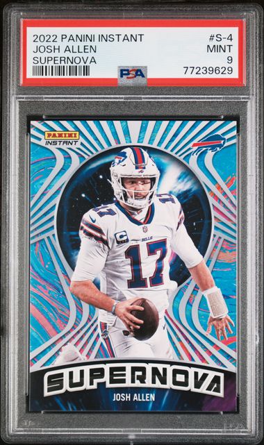 2021 Prestige Heroes He-7 Josh Allen Buffalo Bills Football Card Mint