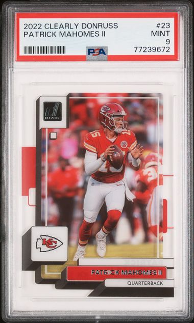 2017 Panini Score NFL Draft #2 Patrick Mahomes II Rookie Card – PSA MINT 9  on Goldin Auctions