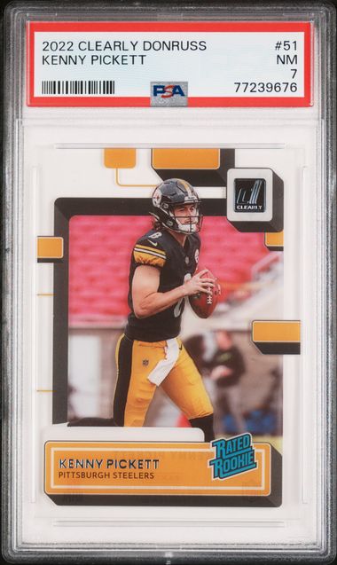 : Christian Watson 2022 Panini Clearly Donruss Rated