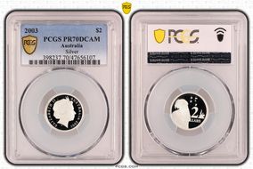 2003 $2 Ag PR70DCAM