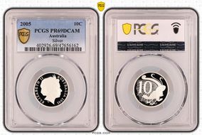 2005 10C Silver PR69DCAM