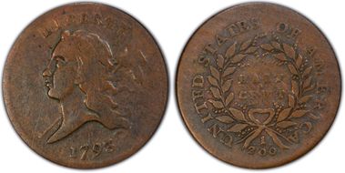 1793 1/2C VF20BN
