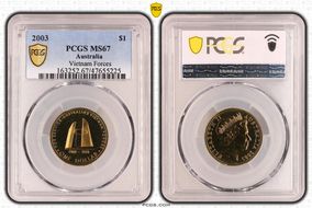 2003 $1 Vietnam Forces MS67