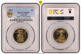 2017 $1 Battle of Beersheba MS67