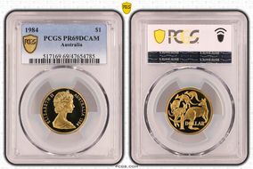1984 $1 PR69DCAM