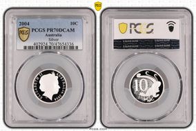 2004 10C Silver PR70DCAM