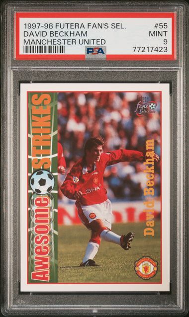 1997-98 Futera Fan's Selection Manchester United #55 David Beckham