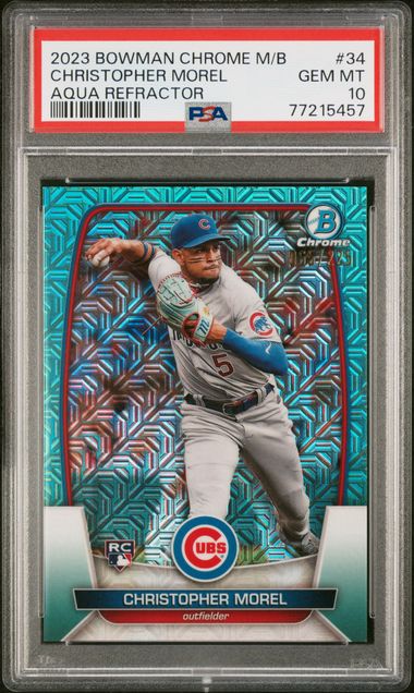 2023 Bowman Chrome #34 Christopher Morel front