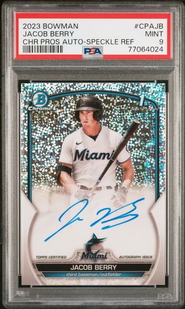 2023 Bowman Bowman Chrome Refractor Jacob Berry front