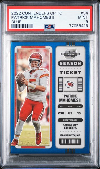 2017 Panini Contenders Draft Picks Game Day Tickets #15 Patrick Mahomes II  - PSA GEM MT 10 on Goldin Auctions