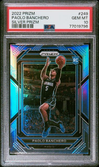 2022-23 Panini Prizm Silver Prizm #249 Paolo Banchero Rookie Card 