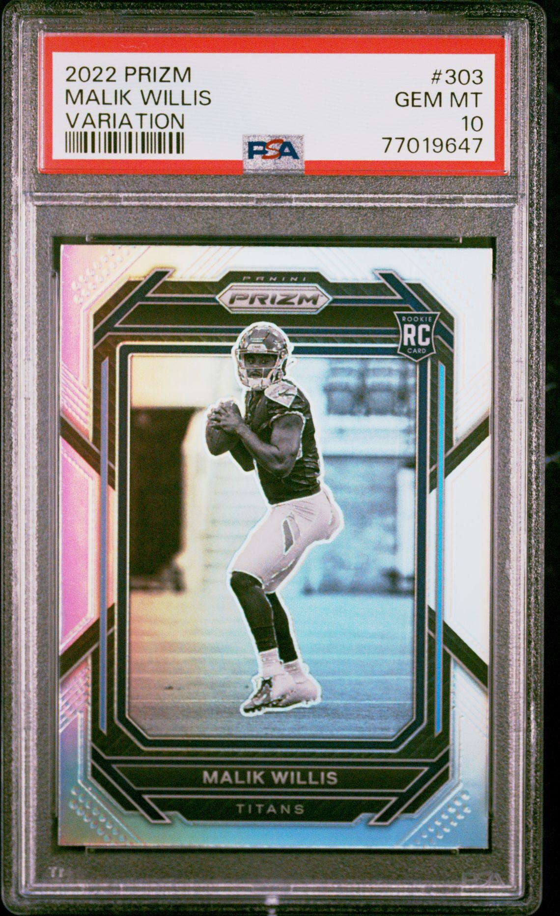 2022 Panini PANINI PRIZM VARIATION #303 Malik Willis front