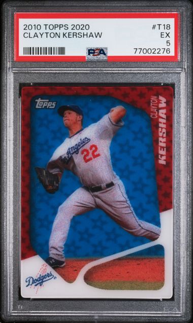 2008 Topps Heritage Baseball #595 Clayton Kershaw Rookie Card at