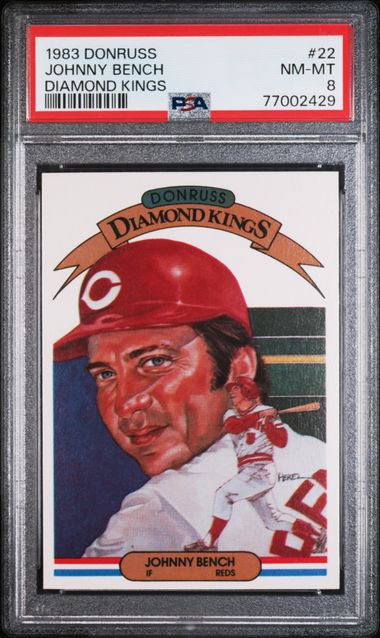 1983 TOPPS JOHNNY BENCH BASEBALL CARD #60 VG/EX