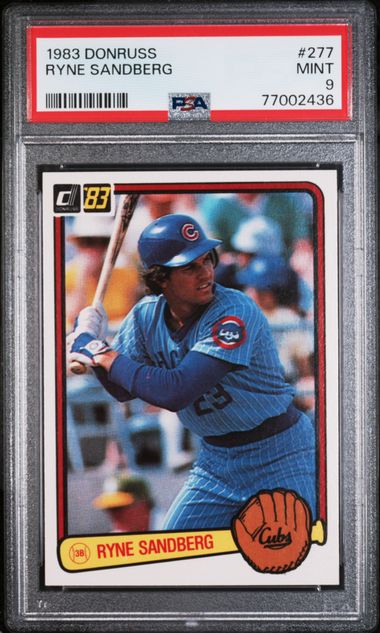 Ryne Sandberg 1984 Donruss & Topps Baseball Cards original 