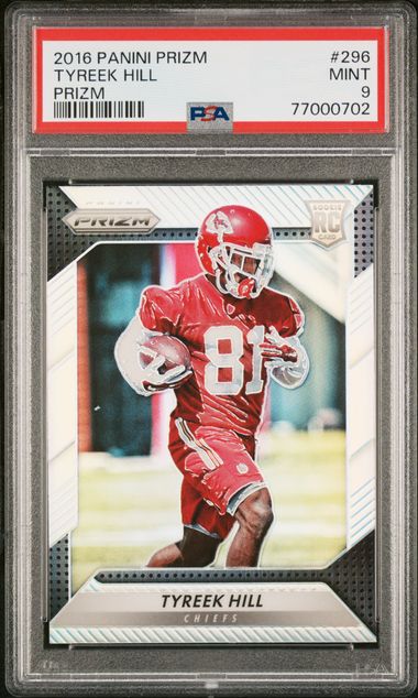 2016 Panini Prizm Silver #296 Tyreek Hill front