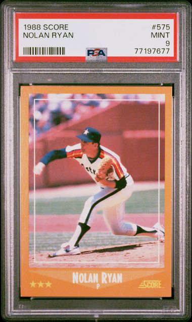 1993 Flair #286 Nolan Ryan - PSA MINT 9 on Goldin Auctions