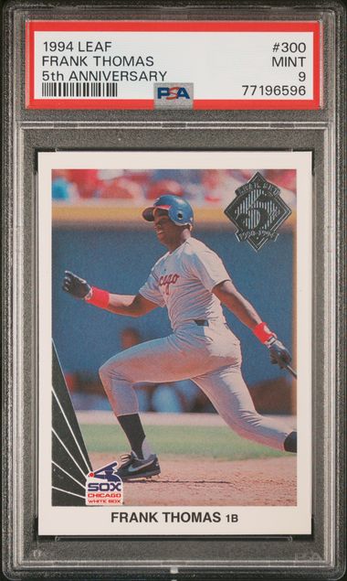 Frank Thomas Signed 1990 Topps #414 Chicago White Sox Rookie Card PSA/DNA