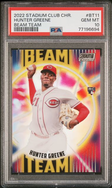 2022 Topps Update Series Hunter Greene RC #US267 Rookie Debut Cincinnati  Reds