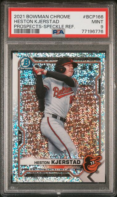 2021 Bowman Chrome Heston Kjerstad 40 Man Futures Refractor