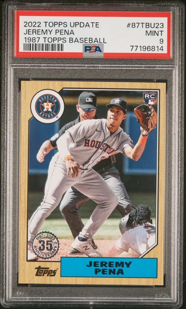 Jeremy Pena 2022 Topps Chrome Rookie Card #USC136 Houston Astros