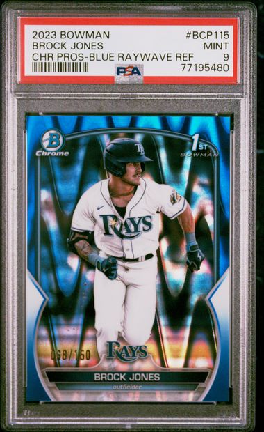 Druw Jones 2023 Bowman Chrome Prospects - Blue Refractor #BCP-25