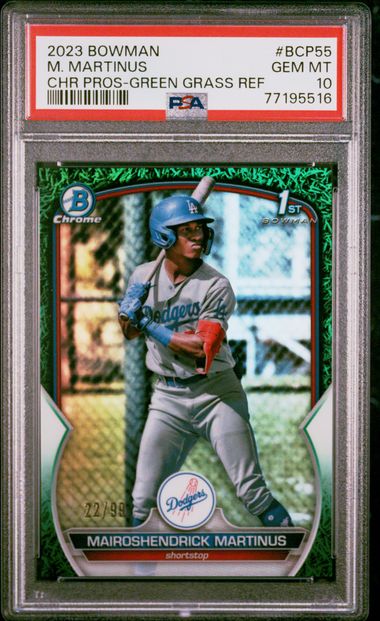 Druw Jones 2023 Bowman Sapphire Edition Chrome Prospects - Green