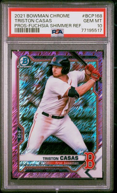 2021 Bowman Chrome Heston Kjerstad 40 Man Futures Refractor