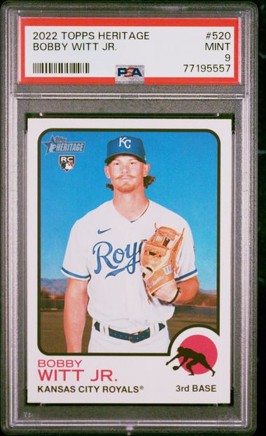 Bobby Witt Jr. 2021 BOWMAN CHROME PROSPECT ROOKIE #BCP-193 KANSAS CITY  ROYALS!