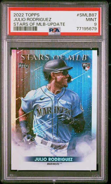 Julio Rodriguez Rookie Refractor Foil Stars 2022 Topps Update