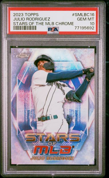 Julio Rodriguez Topps Chrome Stars of MLB 2023