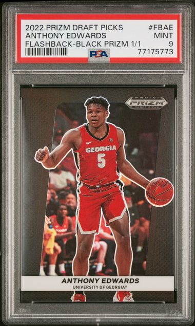 2020-21 Panini Prizm Draft Picks #41 Anthony Edwards - Rookie Year