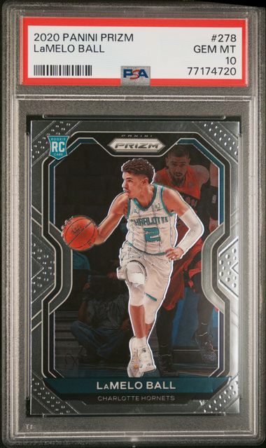 2020-21 Panini Select Red White Orange Shimmer #63 LaMelo Ball Rookie Card  - PSA MINT 9 on Goldin Auctions