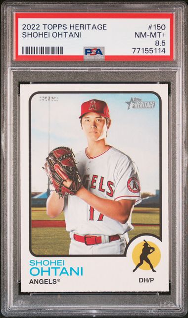 Sold at Auction: 2022 Bowman Heritage Shohei Ohtani Angels #38