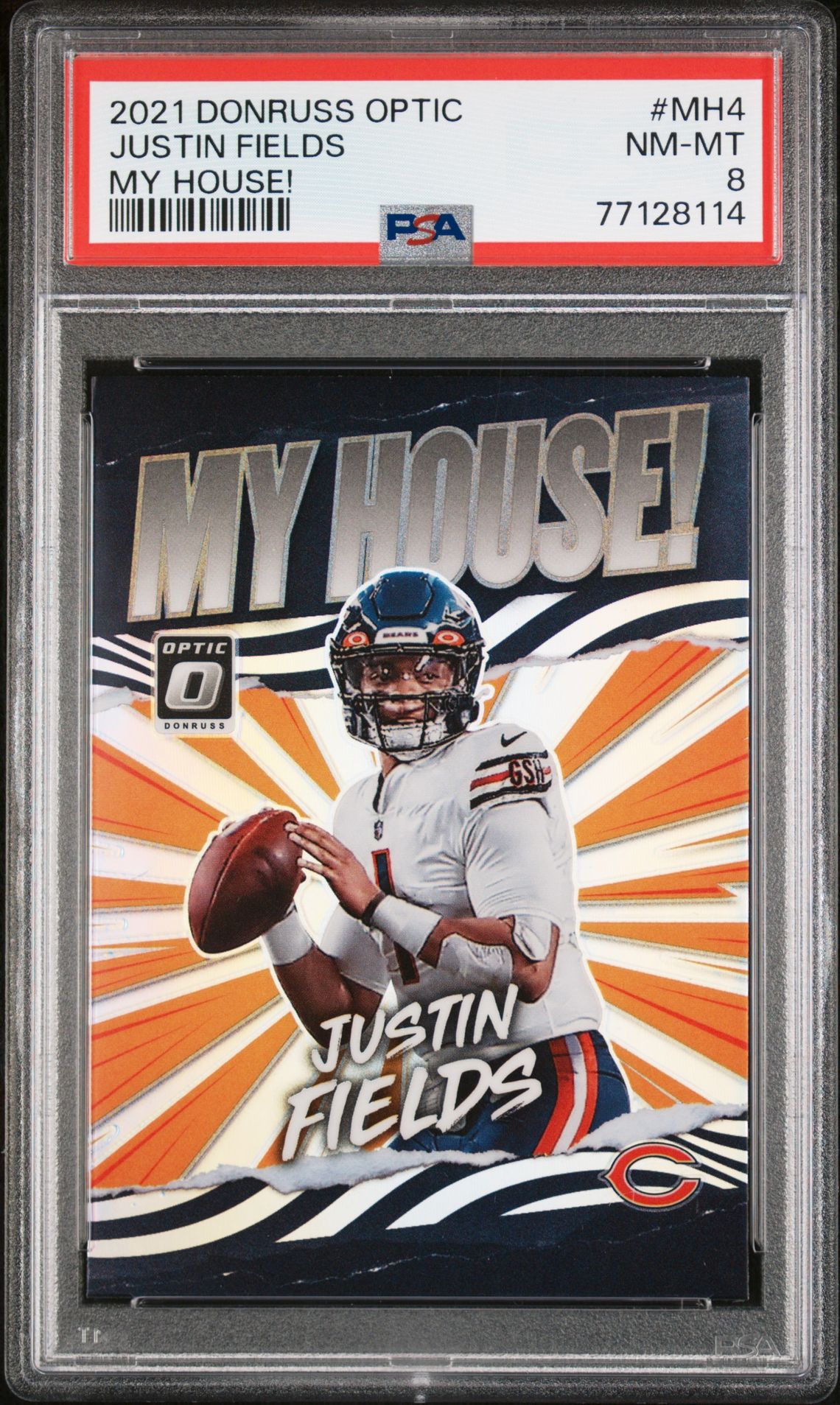 2021 Panini PANINI DONRUSS OPTIC MY HOUSE! #MH4 Justin Fields front
