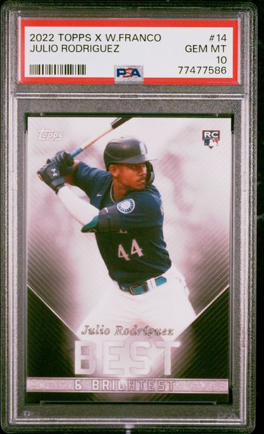 2022 Topps Update #US44 Julio Rodriguez Rookie Card – PSA GEM MT 10 on  Goldin Auctions