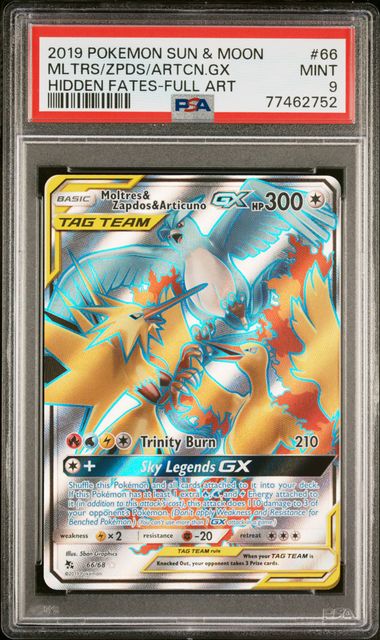 2018 Pokemon Sun & Moon Celestial Storm 2019 Yellow A Hidden Fates Premium  Collection #177a Full Art/Rayquaza Gx PSA 9 on Goldin Marketplace