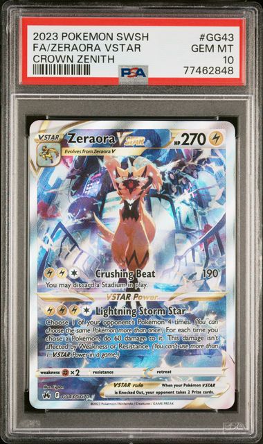 2023 Pokemon Sword and Shield Crown Zenith Full Art #GG46 Deoxys