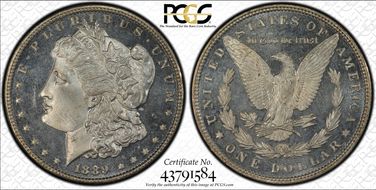 1889 $1 MS66DMPL