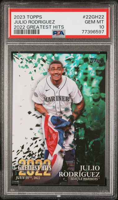 2022 Topps Update #US44 Julio Rodriguez Rookie Card – PSA GEM MT 10 on  Goldin Auctions