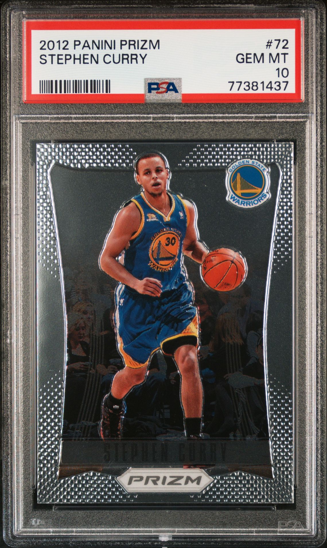 2012 Panini PANINI PRIZM #72 Stephen Curry front
